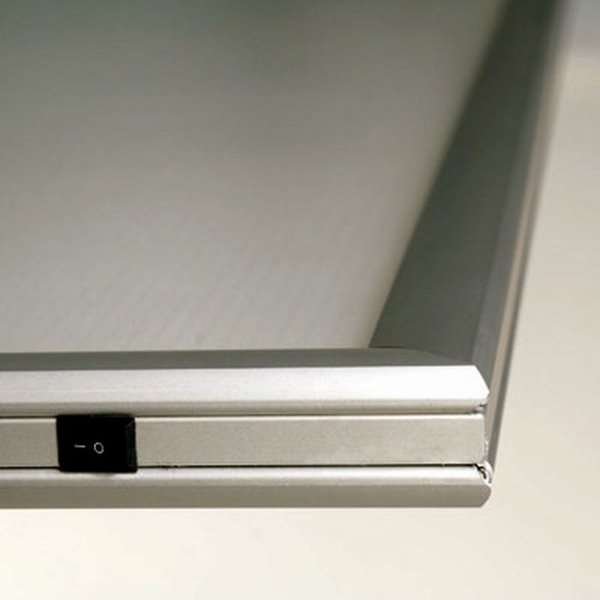 LED-ljusram dubbelsidig, vertikal