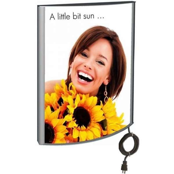 LED konvex ljusram enkelsidig