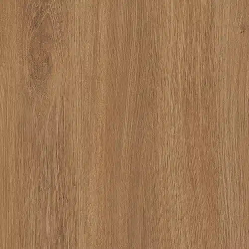 Træoverflade med jævn, mellembrun farve og naturligt kornmønster. Glat og ensartet tekstur.