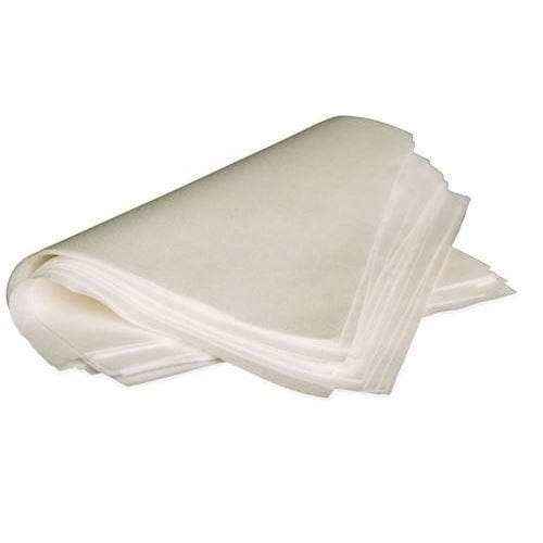 Hvid, glat kludestak, foldet og tynd, nem at håndtere, 100 stk.