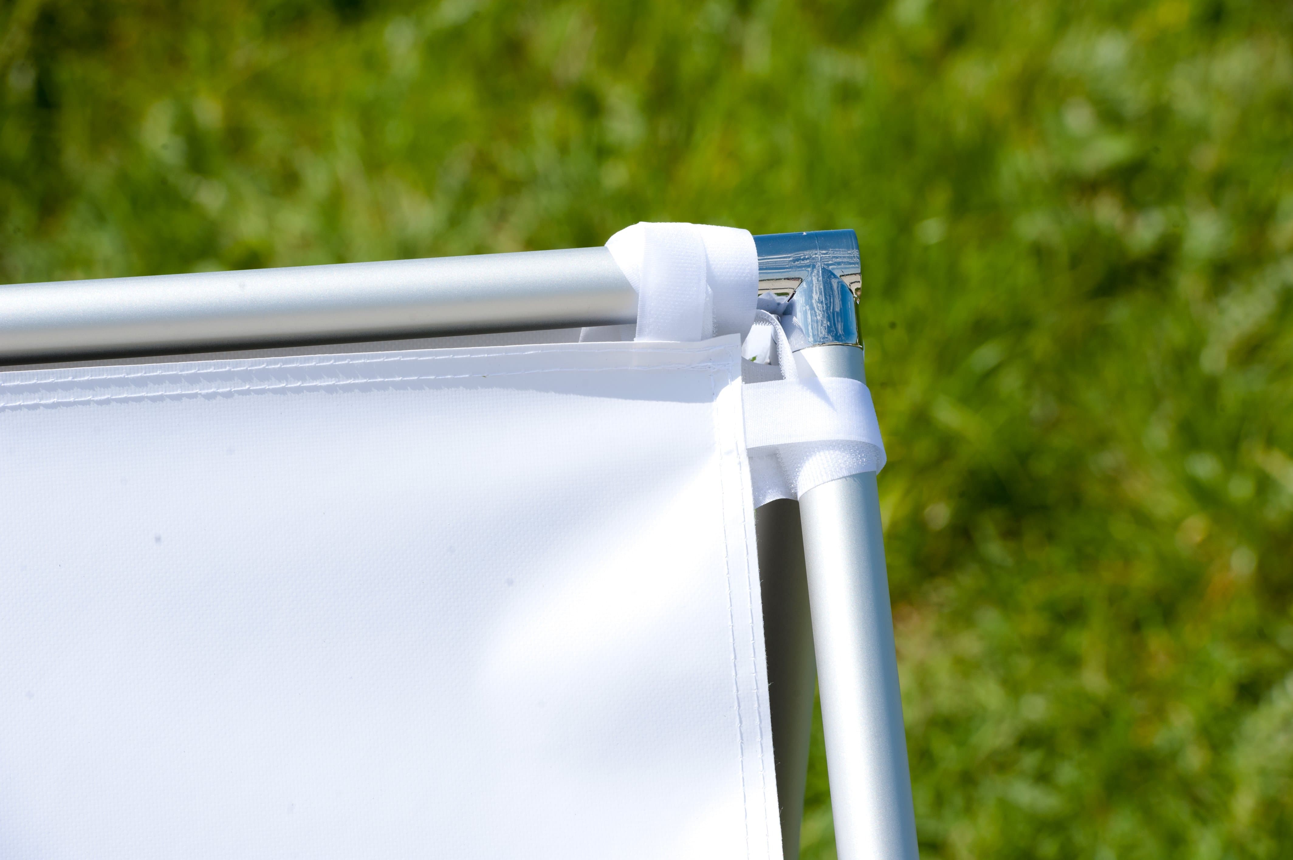 Enkelsidig A-ram i aluminium 100 x 200 cm.