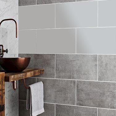 badeværelsesfliser - lysegrå 072 - signcom