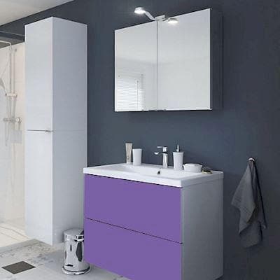 folie til badeværelsesmøbler - 043 lavendel- signcom