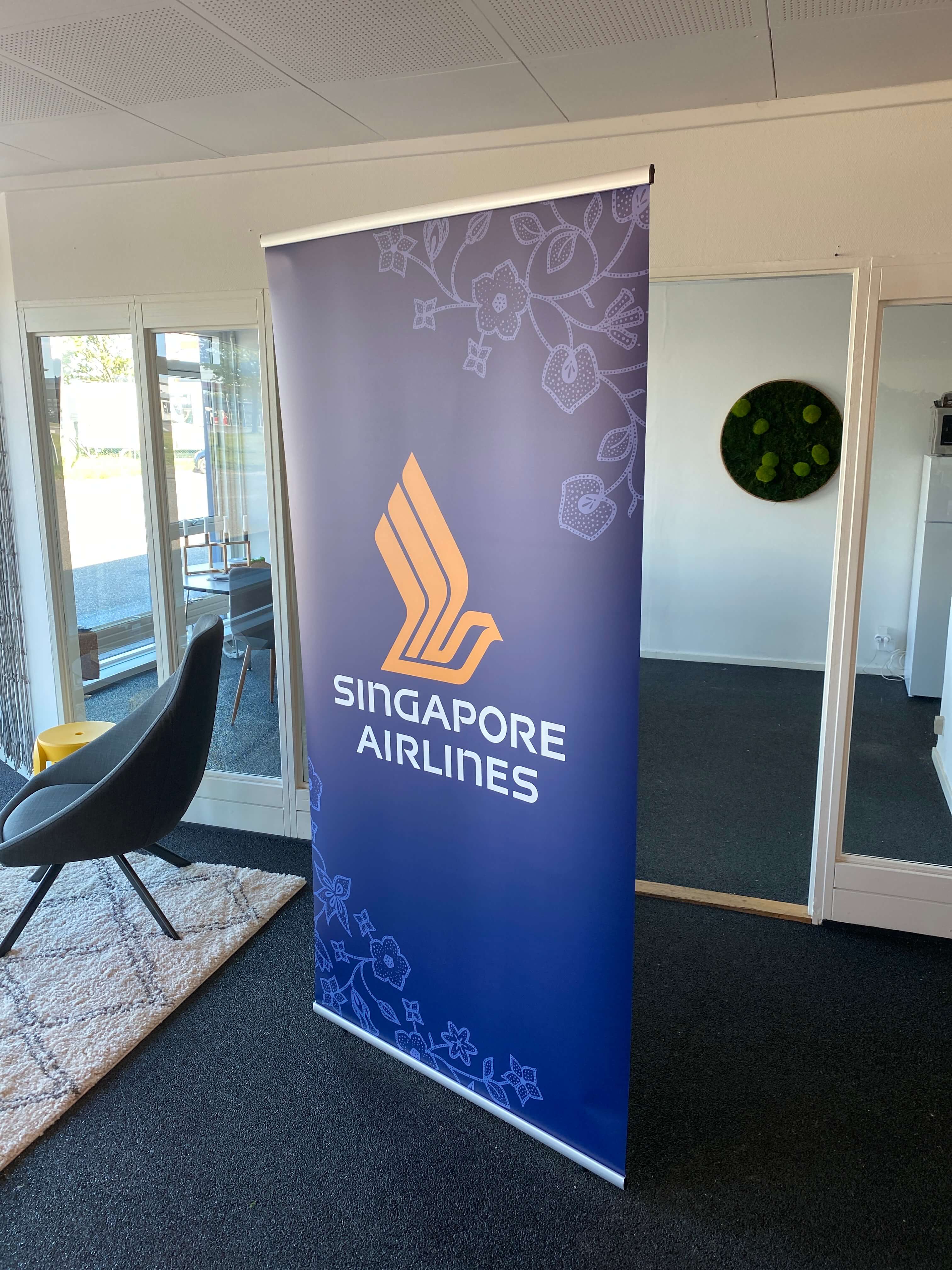 L-banderoll för företag 100 x 200 cm