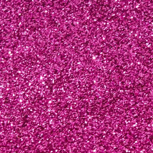 Pink glitrende overflade med jævnt fordelt glimmer, der skaber en skinnende effekt.