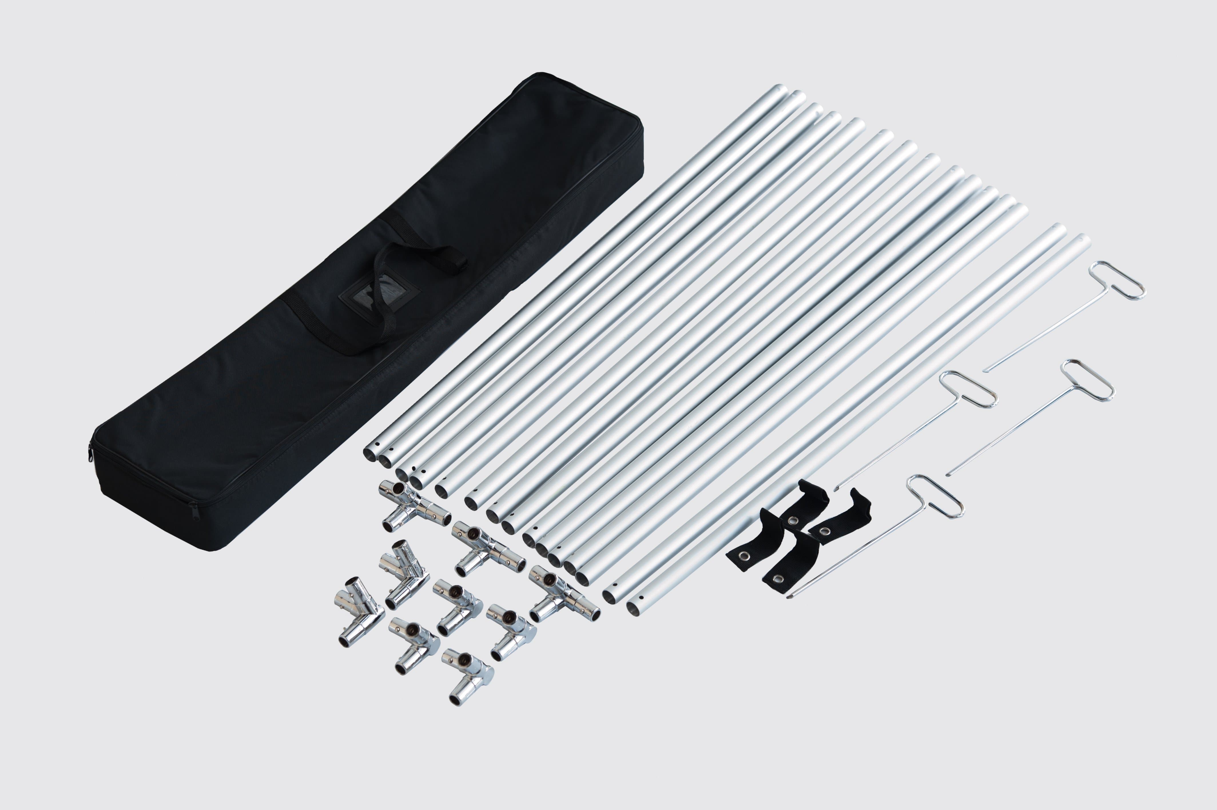 Dubbelsidig A-ram i aluminium 100 x 100 cm.