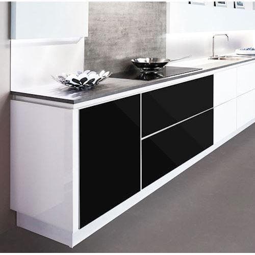 Folie til køkkenlåger - 070 sort - Signcom